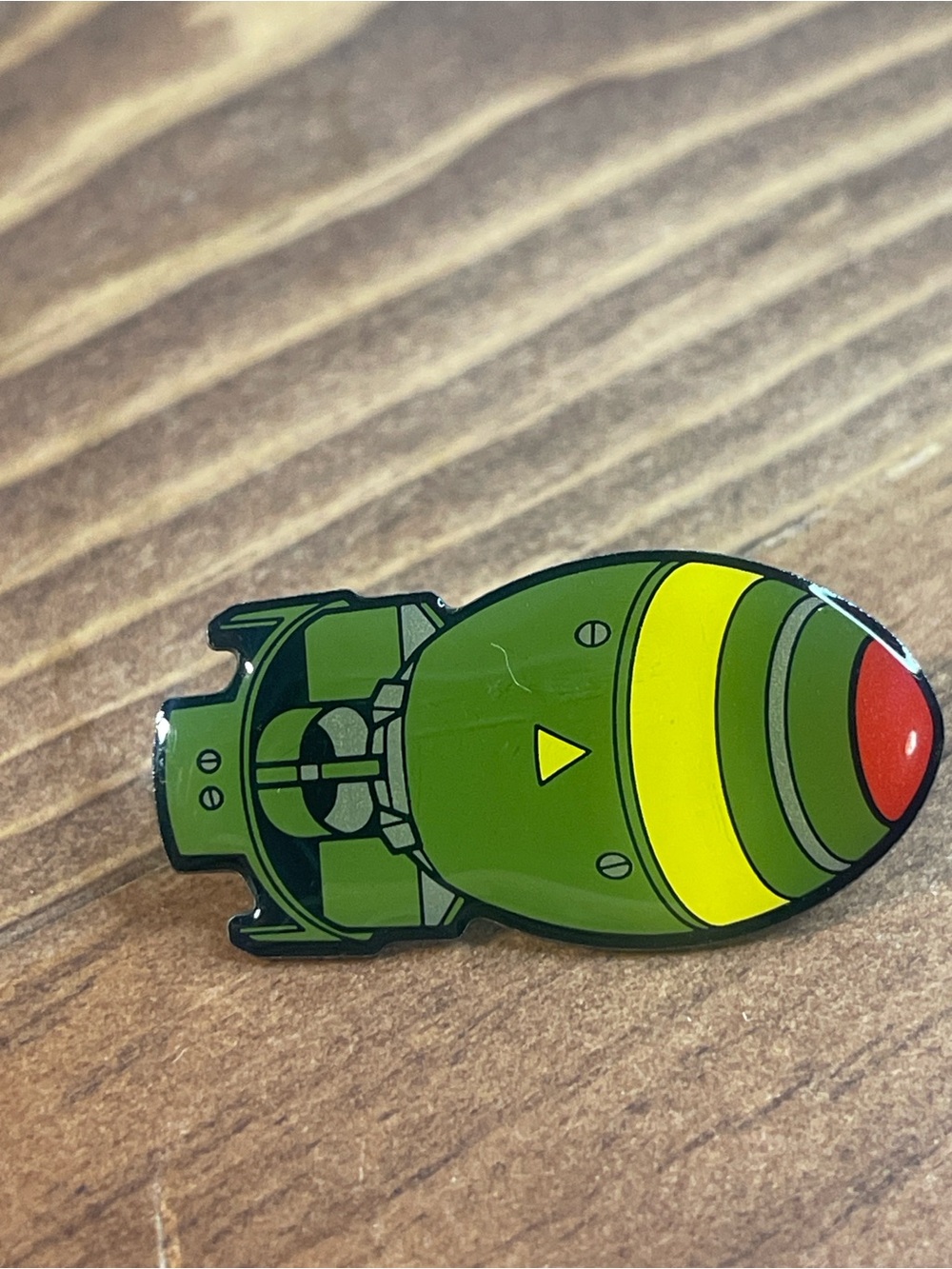 Loot Crate June 2016 Dystopia Bomb Missile Enamel Pin ©BSW